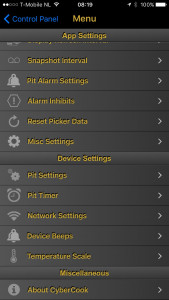 Opties Cybercook App