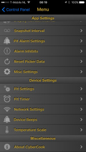 Opties Cybercook App