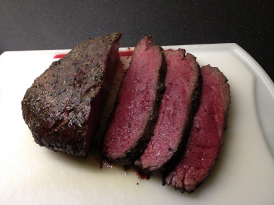 Aangesneden Picanha Vlees van de BBQ