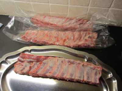 Spareribs van de Makro uit de blauwe doos