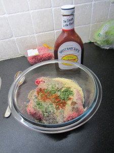 Mengen ingredienten perfecte Hamburger