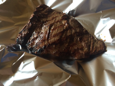 Bavette van de BBQ