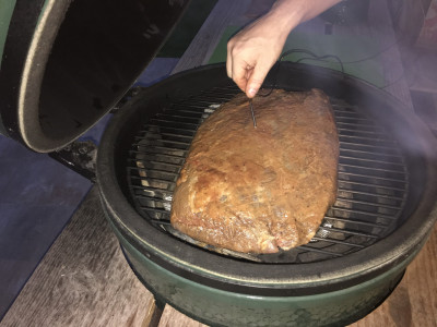 Brisket op de BGE