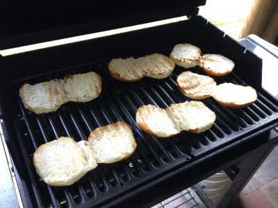 Broodjes op BBQ