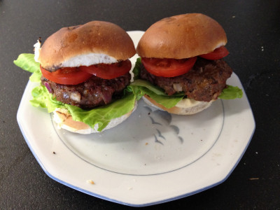 Klaargemaakte Spiffburger