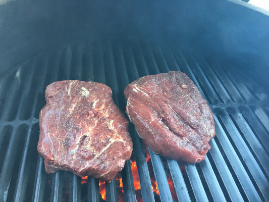 Sukade Direct op BBQ 200-220 Graden