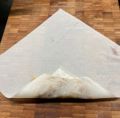 Dichtvouwen loempia - Stap 2