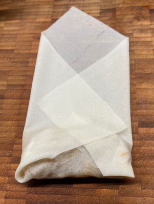 Dichtvouwen loempia - Stap 3