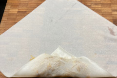 Dichtvouwen loempia - Stap 2