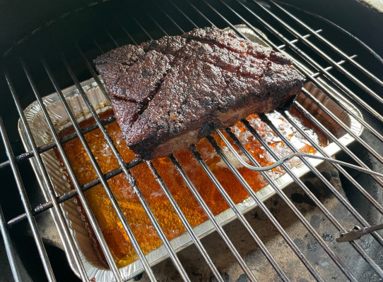 Buikspek na 3 uur op 150-graden