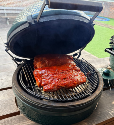 Koreaanse Pulled Pork op BBQ