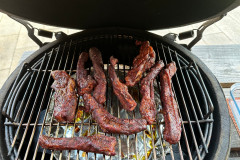 Ribfingers klaar van de BBQ