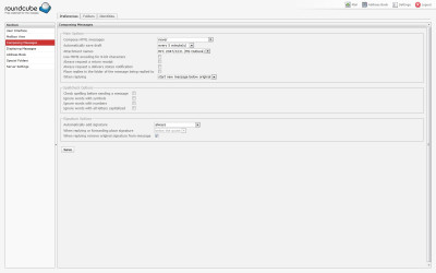 Roundcube - Preferences