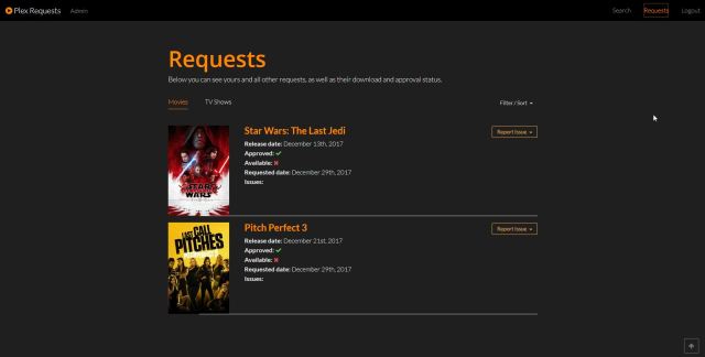 PlexRequests