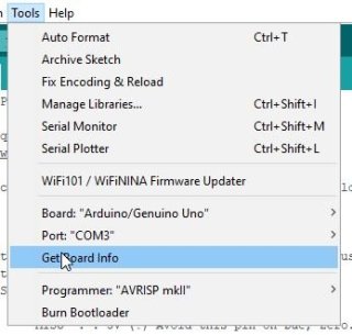 Selecteer Arduino-Uno Bord