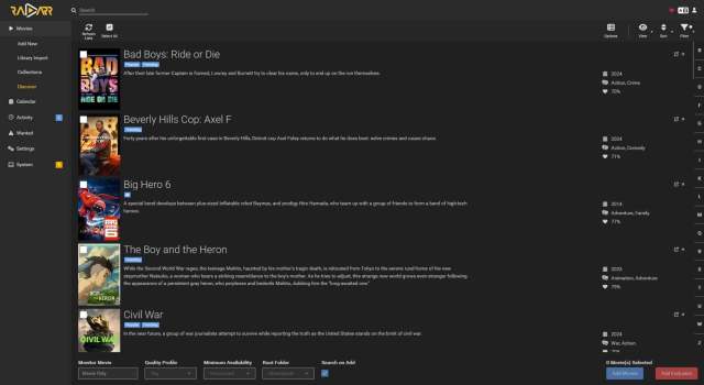 Radarr - Download Movie
