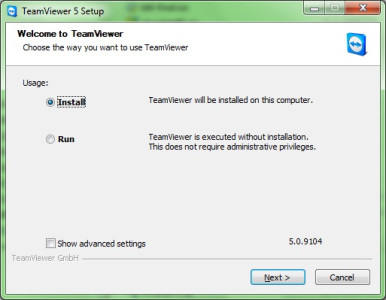 Installeren TeamViewer