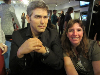Wassenbeeld George Clooney & Lover