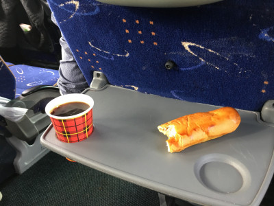 Koffie met worstenbrood