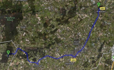 Route naar Bosrust