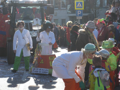 CV Teutzat tijdens Optocht