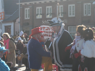 Frans Onderscheiden tijdens Optocht