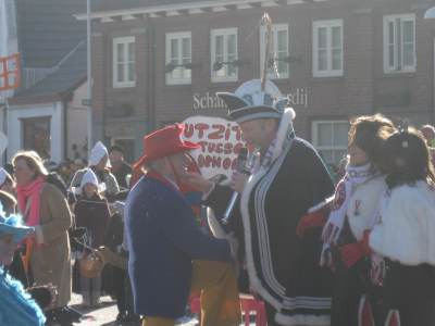 Frans Onderscheiden tijdens Optocht