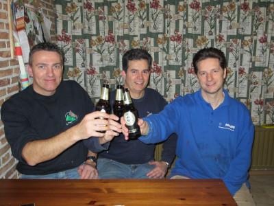 Drinken op de goede afloop
