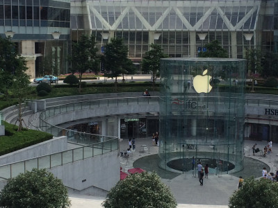 Apple Store in Bankdistrict Shanghai