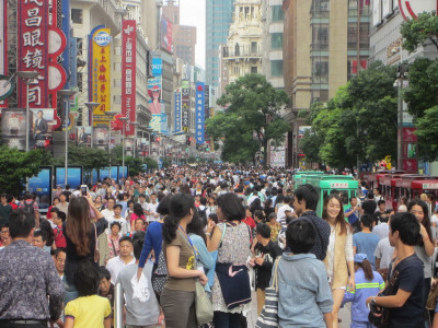 Winkelstraat Shanghai