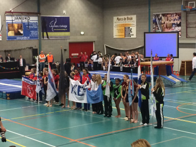 Presentatie Vlaggen NK Turnen 2014 Surhuisterveen