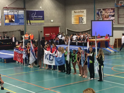 Presentatie Vlaggen NK Turnen 2014 Surhuisterveen