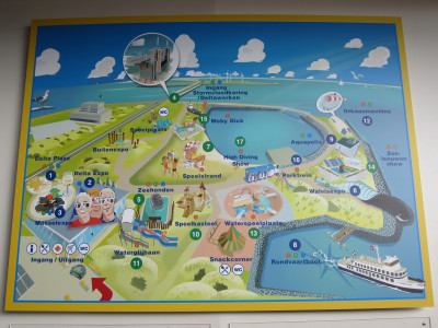 Plattegrond Deltapark Neeltje Jans