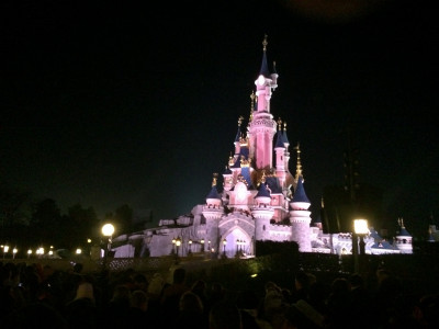 Verlicht Disney Kasteel
