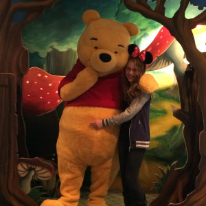 Melissa met Winnie de Pooh