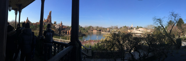 Uitzicht op Big Thunder Mountain