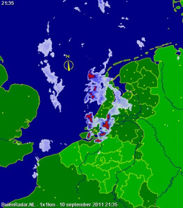Buienradar 10 September 2011
