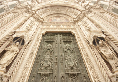 Bronzen Deur Duomo Florence