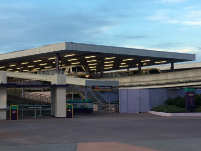 Monorail naar Disney Magic Kingdom