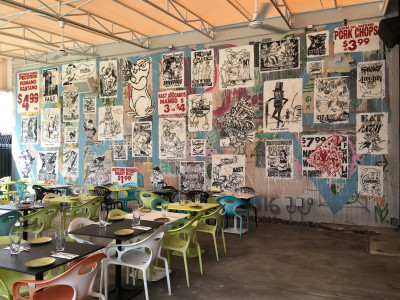 Eettentje bij Wynwood Walls