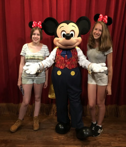 Op de foto met Mickey