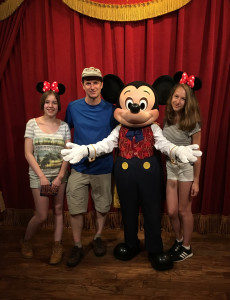 Op de foto met Mickey