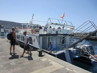 Glasboot 'Lineas Blue Bird'