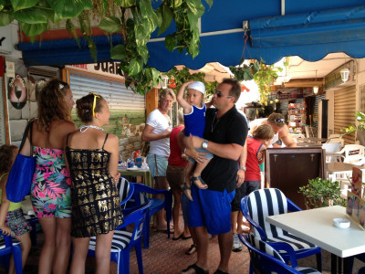 Frans Bauer en gezin in Puerto Rico