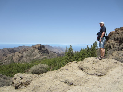 Uitzicht vanaf Roque Nublo