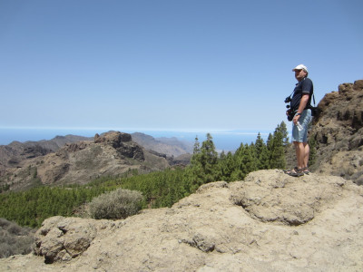 Uitzicht vanaf Roque Nublo