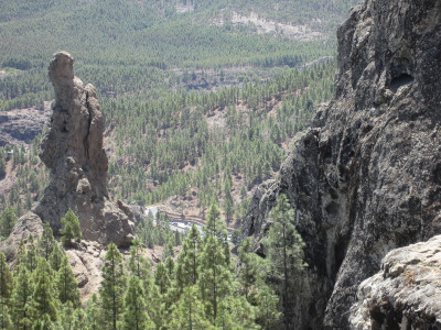 Uitzicht vanaf Roque Nublo