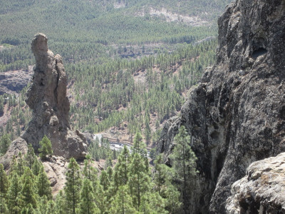 Uitzicht vanaf Roque Nublo