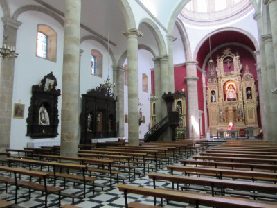 Binnenkant Kerk Aguimes