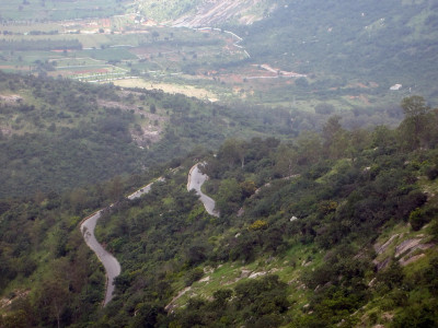 Weg naar Nandi Hills